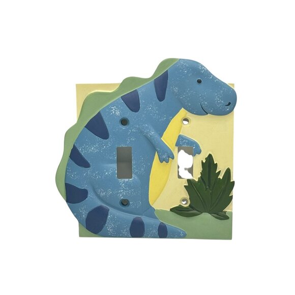 Borders Unlimited Dinosaur Double Switch Plate Cover - Picture 5 of 7